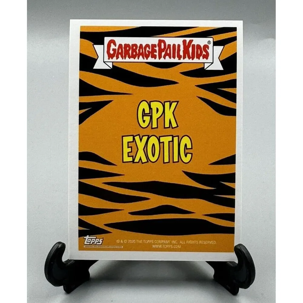 2020 GARBAGE PAIL KIDS GONE EXOTIC PARTY ANIMAL ANTLE CARD 5b‎